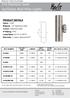 PRODUCT DETAILS. PRODUCT SPECIFICATIONS 316 Stainless Steel Up/Down Wall Pillar Lights
