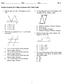 Analytic Geometry for College Graduates Unit 1 Study Guide