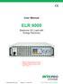 User Manual ELR Electronic DC Load with Energy Recovery