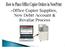 Office Copier Supplies, New Debit Account & Revalue Process