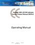 Operating Manual. Dynisco /8 DIN Indicator Concise Product Manual