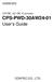 CONPROSYS. 24VDC AC-DC Converter CPS-PWD-30AW User s Guide CONTEC CO., LTD.