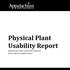 Physical Plant Usability Report. Appalachian State University s physical plant website usability report