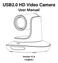 USB2.0 HD Video Camera
