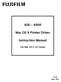 ASK Mac OS X Printer Driver. Instruction Manual