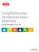 CompTIA Security+ Certification Exam Objectives EXAM NUMBER: SY0-401