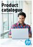 Product catalogue. HP notebooks, PCs, and solutions. HP Restricted. For HP and Channel Partner internal use only.