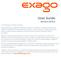 User Guide. Version Exago Inc. All rights reserved.