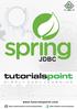 This tutorial will take you through simple and practical approaches while learning JDBC framework provided by Spring.