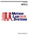User Guide MTD-2. Motion Lab Systems, Inc.