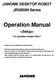 JANOME DESKTOP ROBOT JR2000N Series. Operation Manual. <Setup> For Qualified Installer ONLY