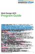 Web Design AOS. Program Guide. web design AOS program guide