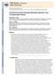 NIH Public Access Author Manuscript Phys Med Biol. Author manuscript; available in PMC 2011 December 21.