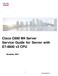 Cisco C880 M4 Server Service Guide for Server with E v3 CPU. November, CA