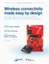Wireless connectivity made easy by design