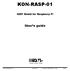 KON-RASP-01. User s guide. IQRF Shield for Raspberry Pi MICRORISC s.r.o.  User_guide_KON-RASP-01_ Page 1