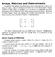 Arrays, Matrices and Determinants