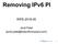 Removing IPv6 PI RIPE Jordi Palet