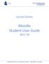 Moodle Student User Guide