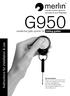 G950. Instructions for installation & use. swing gates. residential gate opener for. remote control openers security at your fingertips
