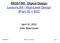 EECS150 - Digital Design Lecture 24 - High-Level Design (Part 3) + ECC