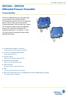 DP2500 DP0250. Differential Pressure Transmitter. Product Bulletin