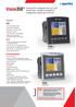 350 TM. Features: V350-J Flat Panel. V350 Classic Panel HMI PLC. Communication