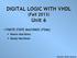 DIGITAL LOGIC WITH VHDL (Fall 2013) Unit 6