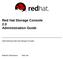 Red Hat Storage Console 2.0 Administration Guide