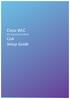 Cisco WLC. (For Version ) CoA Setup Guide