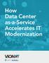 How Data Center as-a-service Accelerates IT Modernization