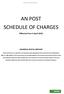 AN POST SCHEDULE OF CHARGES