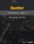 TestOut Network Pro - English 4.1.x RELEASE NOTES. Modified
