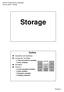 Storage. Outline. Variables and Updating. Composite Variables. Storables Lifetime : Programming Languages. Course slides - Storage