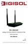 DG-HR Mbps WI-FI BROADBAND 3G HOME ROUTER WITH USB PORT. User Manual