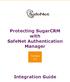 Protecting SugarCRM with SafeNet Authentication Manager