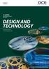 DESIGN AND TECHNOLOGY