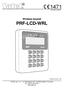 Wireless keypad PRF-LCD-WRL