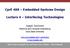CprE 488 Embedded Systems Design. Lecture 4 Interfacing Technologies