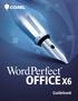 Introduction WordPerfect tutorials Quattro Pro tutorials Presentations tutorials WordPerfect Lightning tutorial...