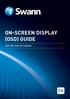 ON-SCREEN DISPLAY (OSD) GUIDE FOR PRO-T890 HD CAMERA
