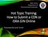 Hot Topic Training: How to Submit a CDN or ISRA GIN Online