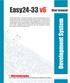 Easy24-33 v6. Development System. User manual