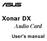 Xonar DX. Audio Card. User s manual