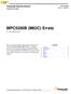 MPC5200B (M62C) Errata Microcontroller Division