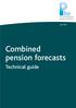 Combined pension forecasts