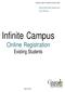 Infinite Campus Online Registration Existing Students