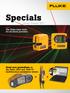 Specials + + Spring Summer Great new promotions on the Fluke 1663 and 1664 FC multifunction installation testers