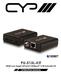 PU-513L-KIT HDMI over Single CAT5e/6/7 HDBaseT LITE Extender Kit OPERATION MANUAL