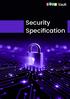 Security Speciﬁcation